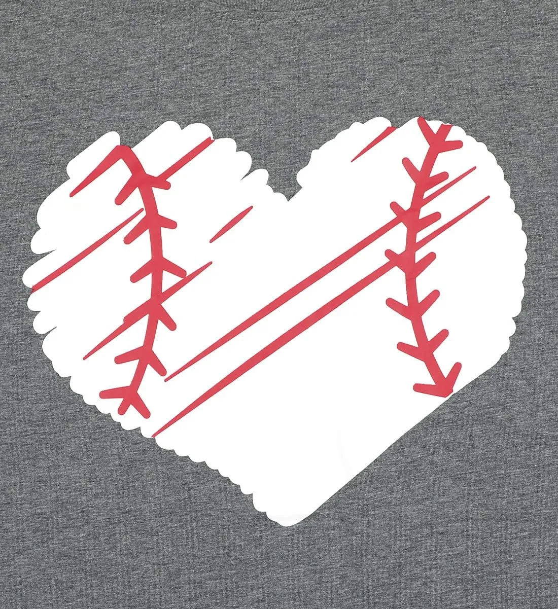 Baseball Shirt Women Baseball Heart Tee Shirts Baseball Mom Tshirt Game Day Casual Crew Neck Short Sleeve Tops