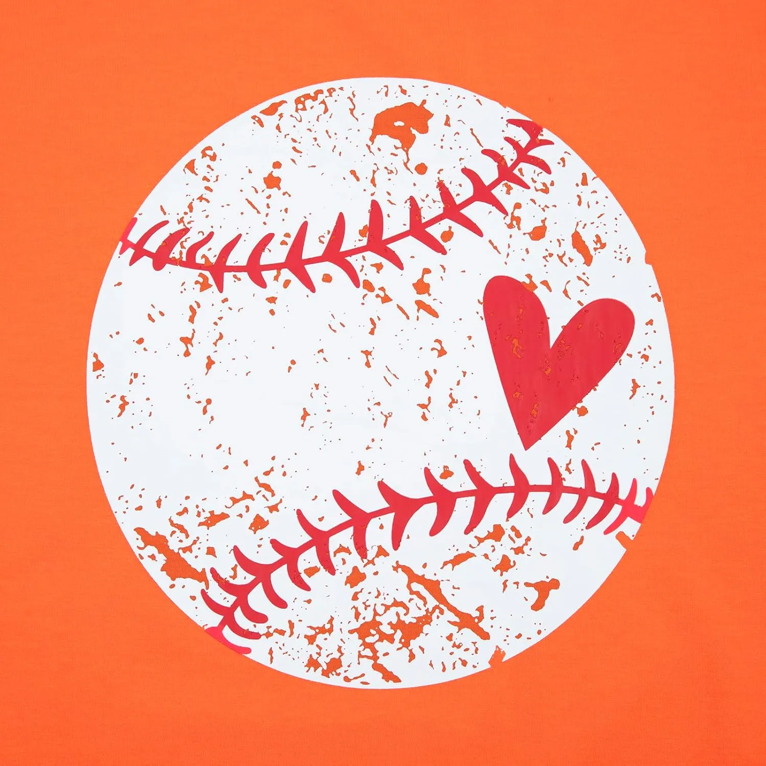 Baseball Shirt Women Baseball Heart Tee Shirts Baseball Mom Tshirt Game Day Casual Crew Neck Short Sleeve Tops