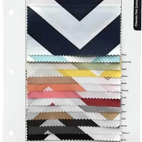 Chevron Print (Lamour) Wholesale Fabric in Silver and White