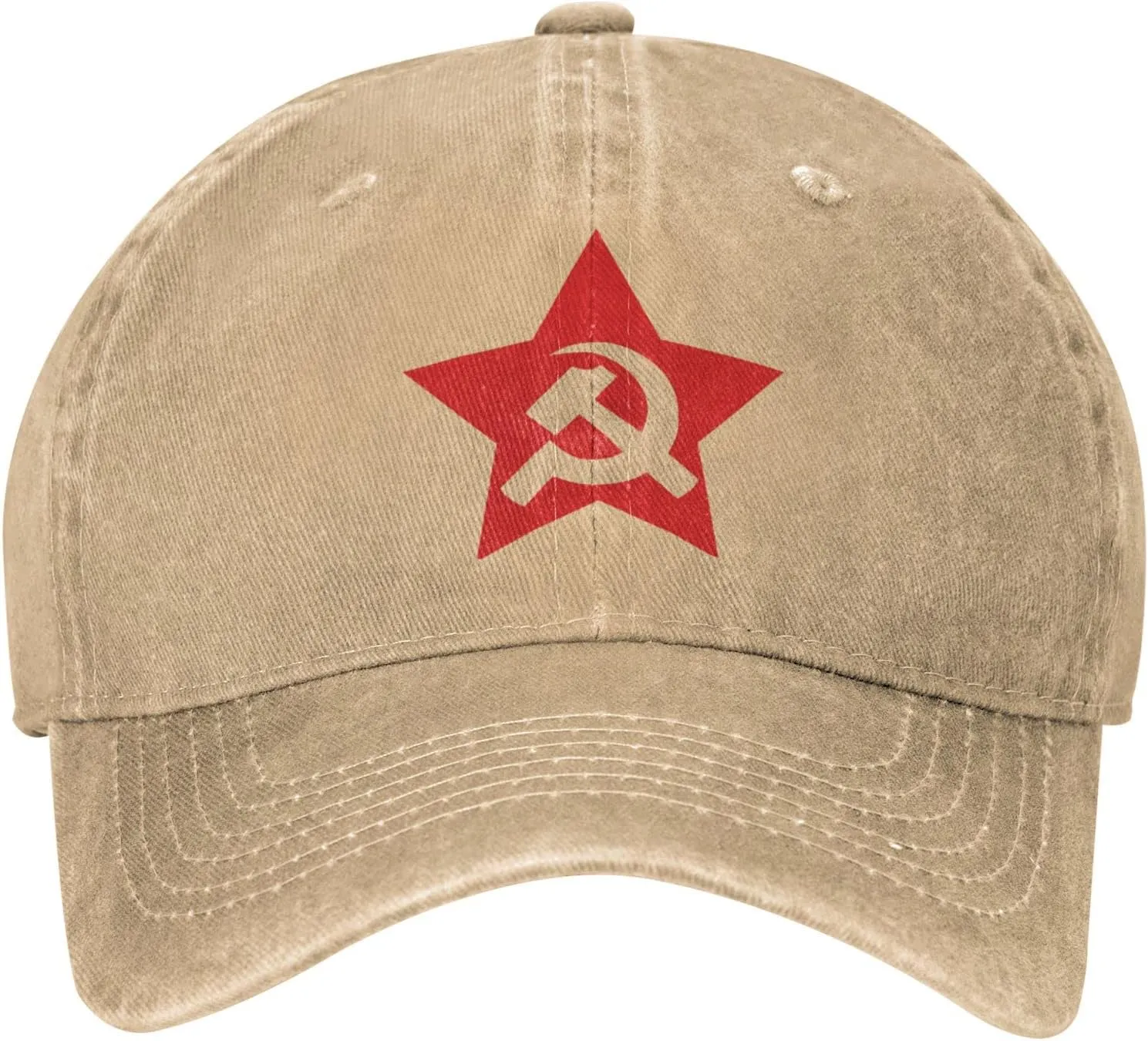 Communist USSR Hammer Sickle Unisex Adult Baseball Hat Sports Cowboy Cap Men Women Snapback