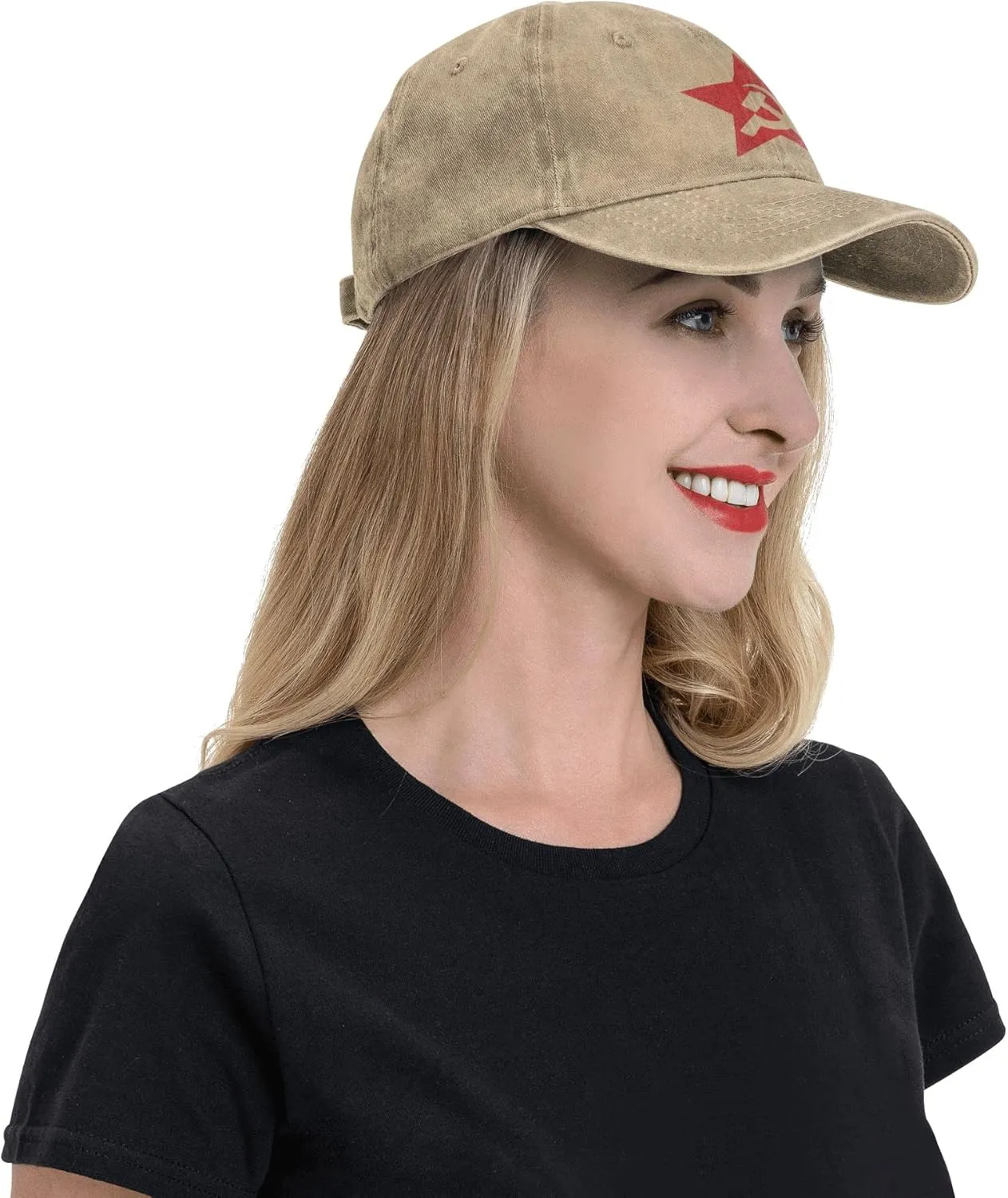 Communist USSR Hammer Sickle Unisex Adult Baseball Hat Sports Cowboy Cap Men Women Snapback