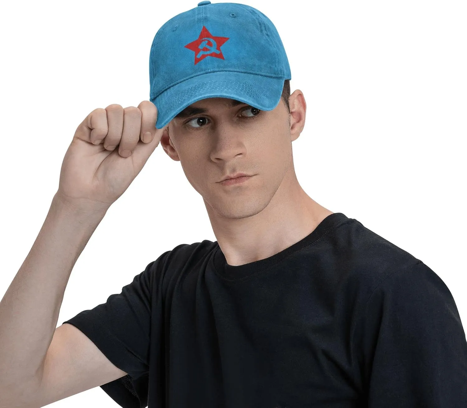 Communist USSR Hammer Sickle Unisex Adult Baseball Hat Sports Cowboy Cap Men Women Snapback