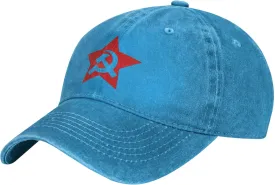 Communist USSR Hammer Sickle Unisex Adult Baseball Hat Sports Cowboy Cap Men Women Snapback