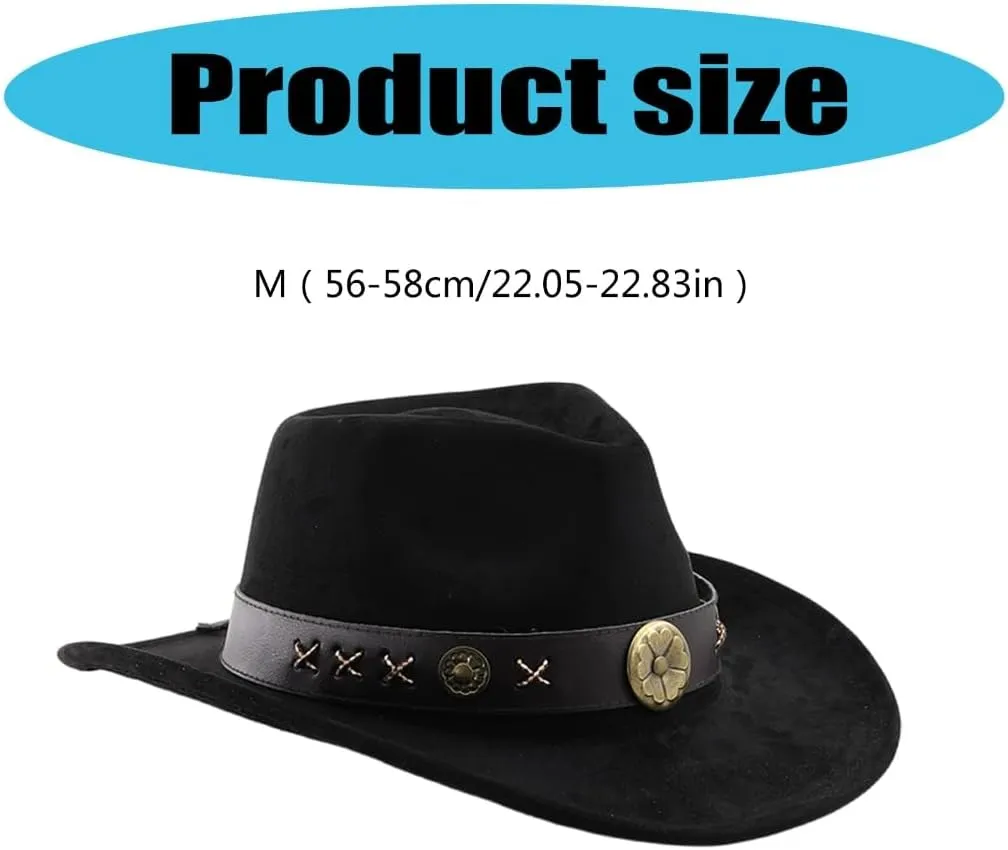 Fedoras Hat Panama Hat Maillard Ethnic for Women Men Photo Props Western for Men Women Unisex Wear Headwear