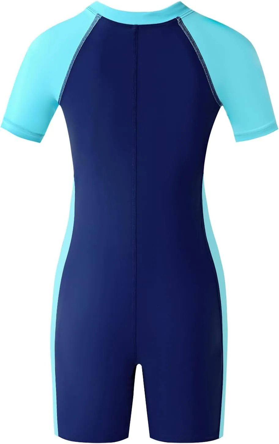 karrack Girls and Boys One Piece Rash Guard Swimsuit Kid Water Sport Short Swimsuit UPF 50  Sun Protection Bathing Suits