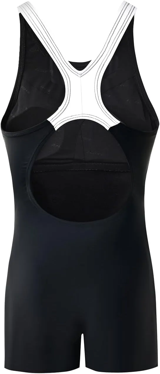 karrack Girls Swimming Suit Sports Conjoined Girls Training Competition Children Swimming Suit