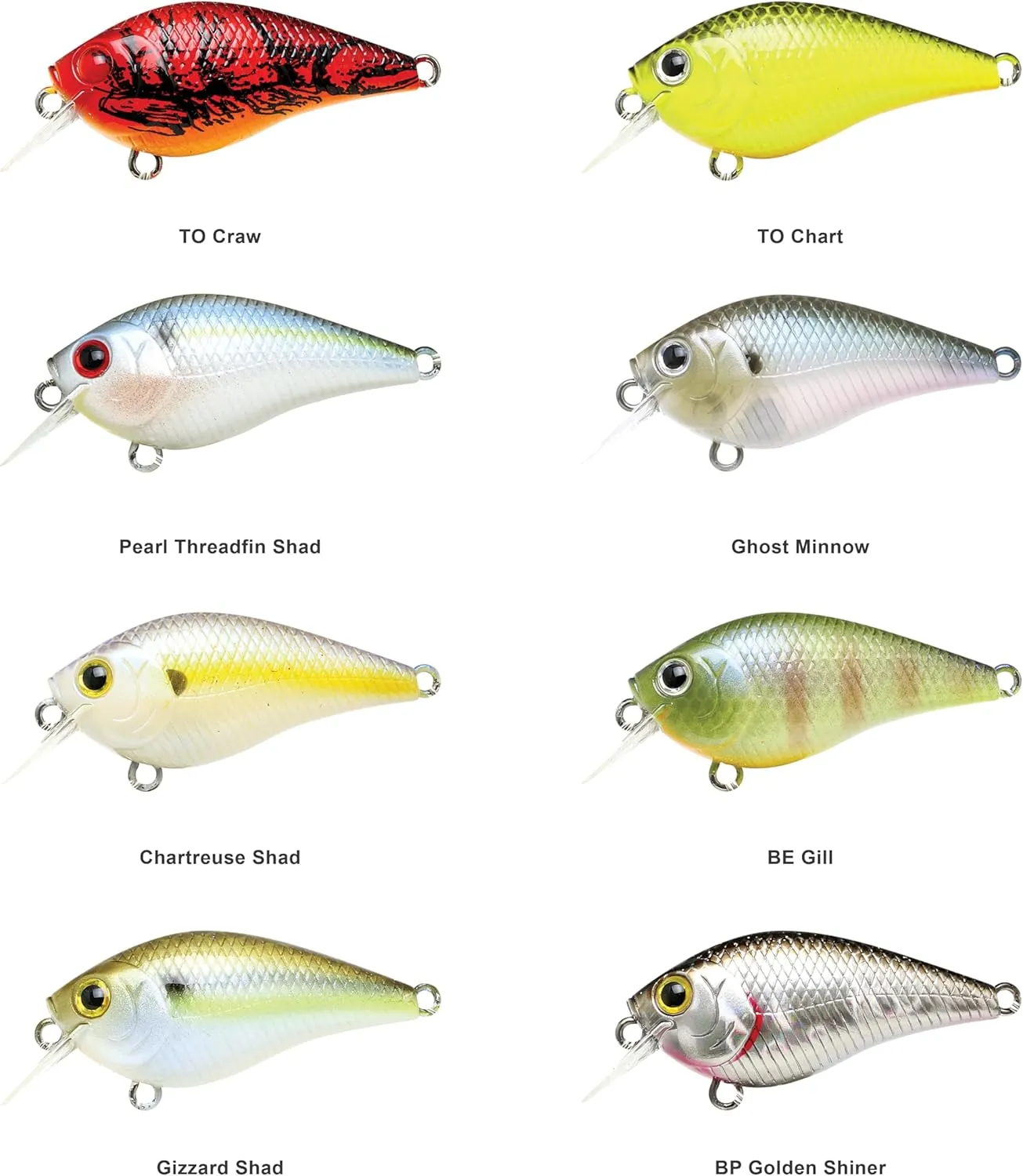Lucky CRAF LC 0.5, Silent, Crankbait, Squarebill, Freshwater Fishing Gear, Tournament Winning, Champion Bait, Fishing Accessories, Fishing Tackle
