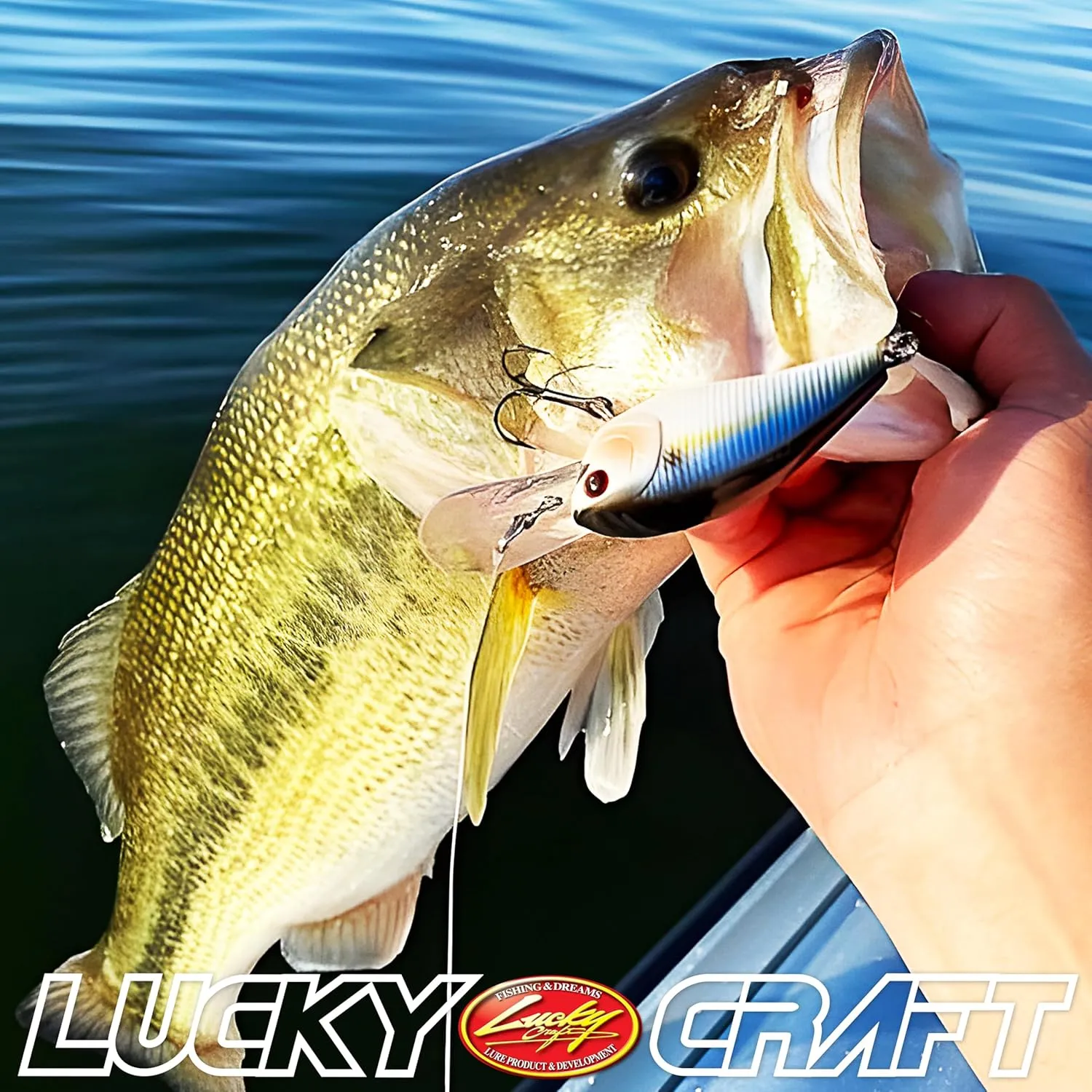 Lucky CRAF LC 1.0, Silent, Crankbait, Squarebill, Freshwater Fishing Gear, Tournament Winning, Champion Bait, Fishing Accessories, Fishing Tackle