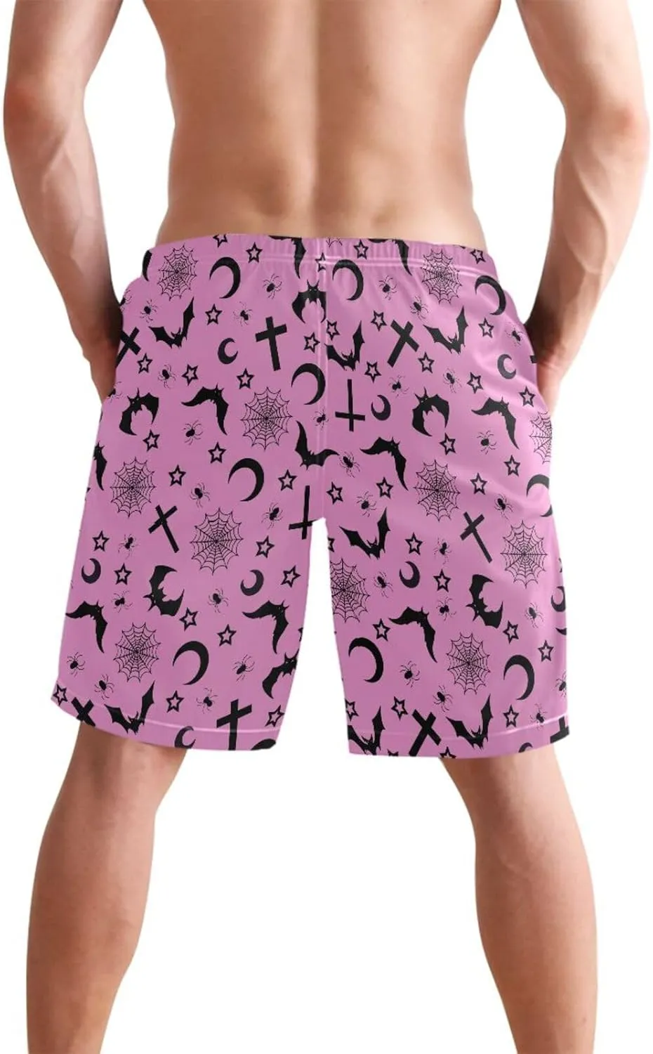 Men's Swim Trunks Board Shorts Quick Dry Swimsuit Swimwear Holiday Party Bathing Suit