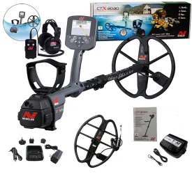 Minelab CTX 3030 Waterproof Metal Detector, 17" DD Smart Coil and Pro-Find 40