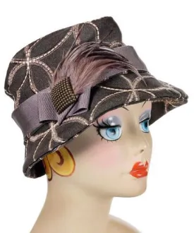 Olivia Fedora Hat Style - Karma in Java Upholstery (Medium Only)