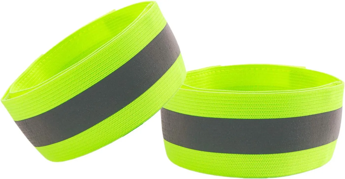 Reflective Running Gear,Reflective Bands for Arm/Wrist/Ankle/Leg,Biking Accessories for Women and Men