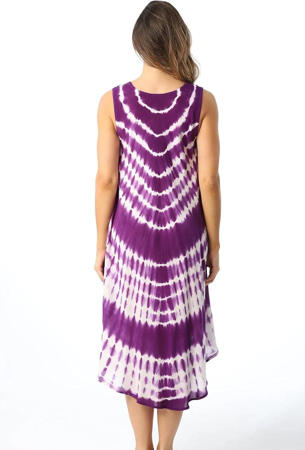 Riviera Sun Tie Dye Summer Dress - Beach Cover Up