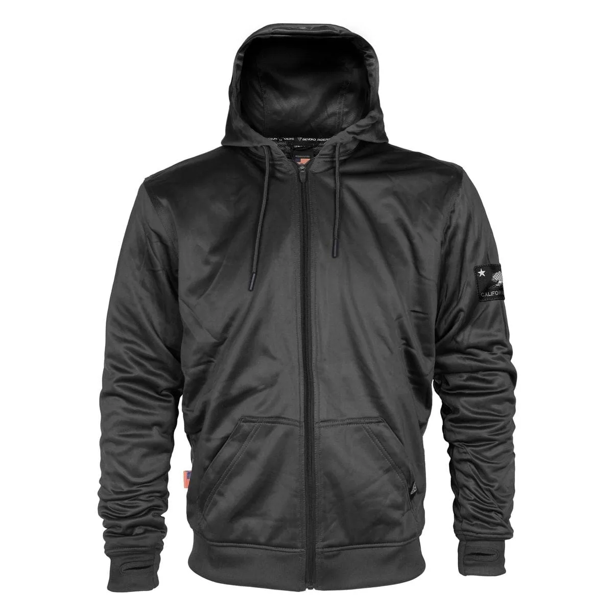 SALE Black Solid Ultra Protective Hoodie with Pads