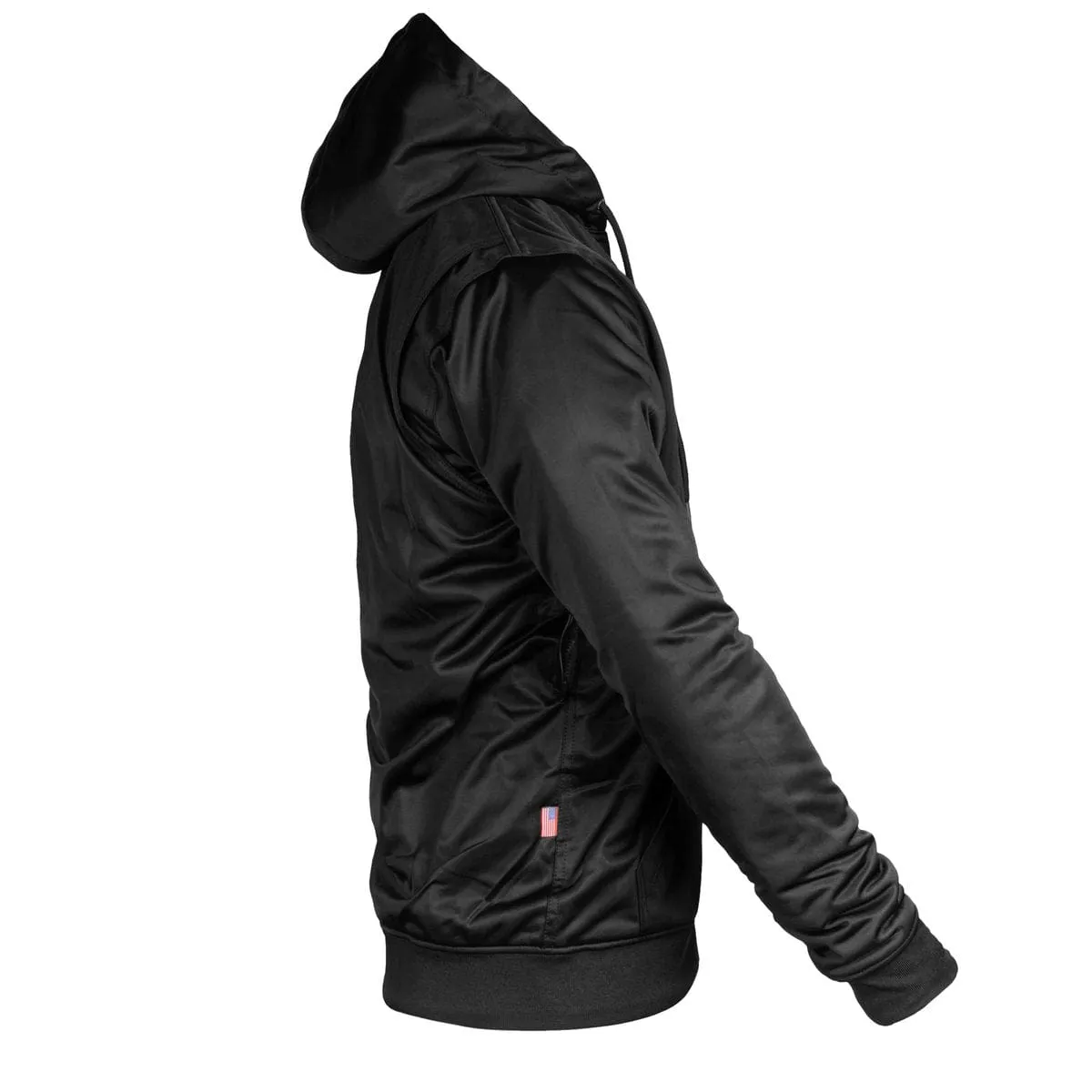 SALE Black Solid Ultra Protective Hoodie with Pads