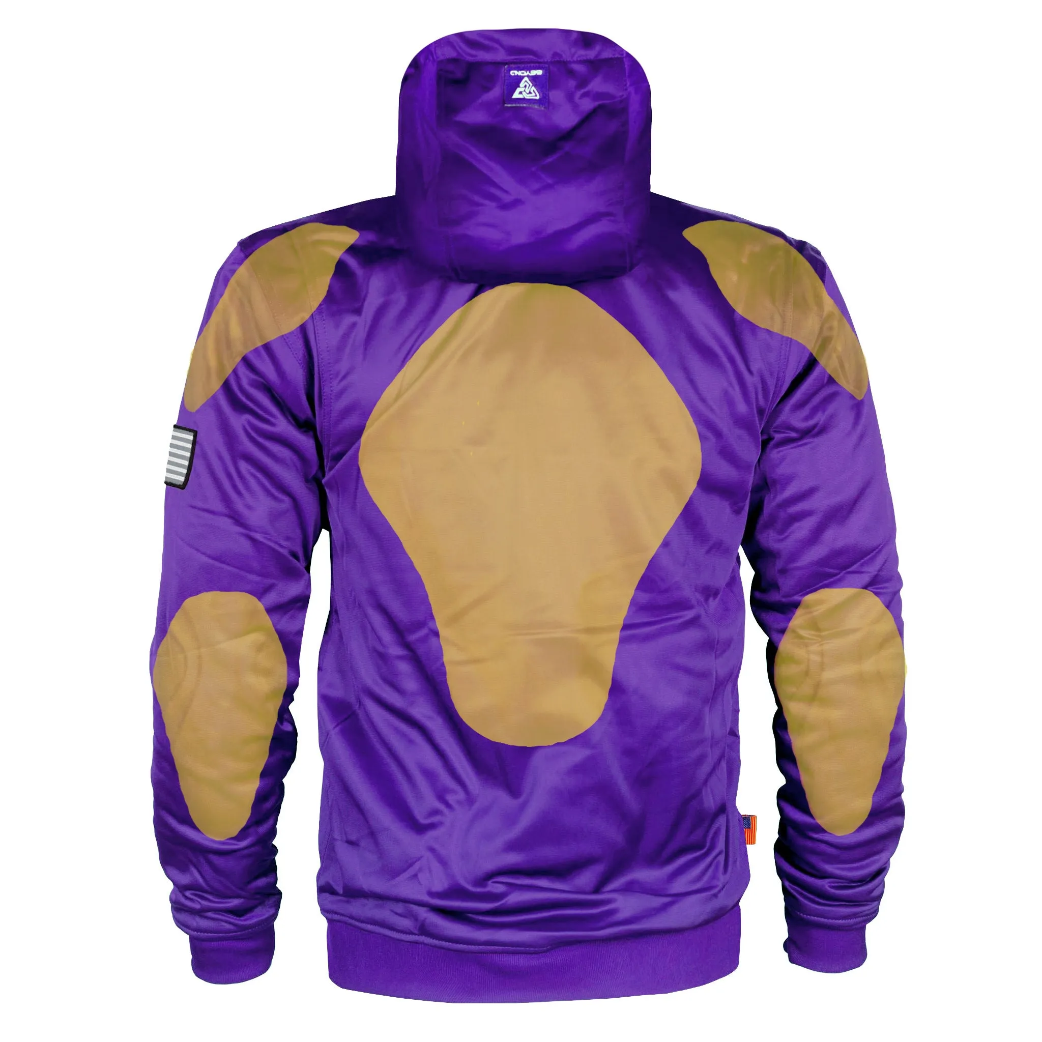 SALE Purple Solid Ultra Protective Hoodie with Pads