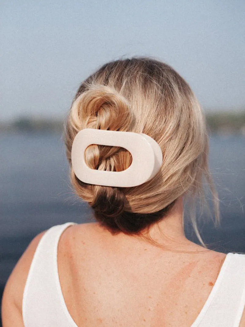 Teleties Flat Round Clips - Naturals