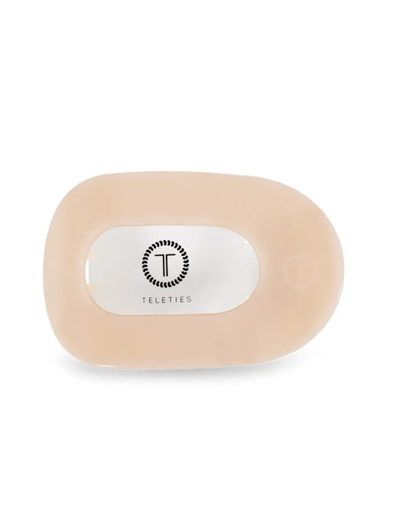 Teleties Flat Round Clips - Naturals