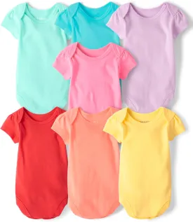 The Children's Place baby-boys And Newborn Short Sleeve Bodysuits, Multipacks