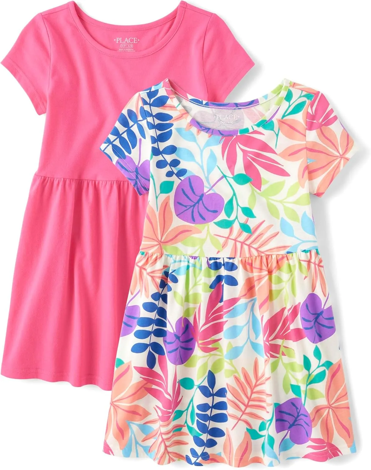 The Children's Place Girls' Short Sleeve Casual Everyday Dresses