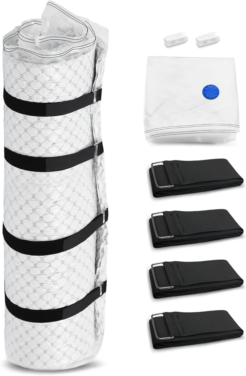 Vacuum Storage Bags for Foam Mattress (QUEEN/FULL), clear, SM-RJD-2024