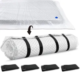 Vacuum Storage Bags for Foam Mattress (QUEEN/FULL), clear, SM-RJD-2024