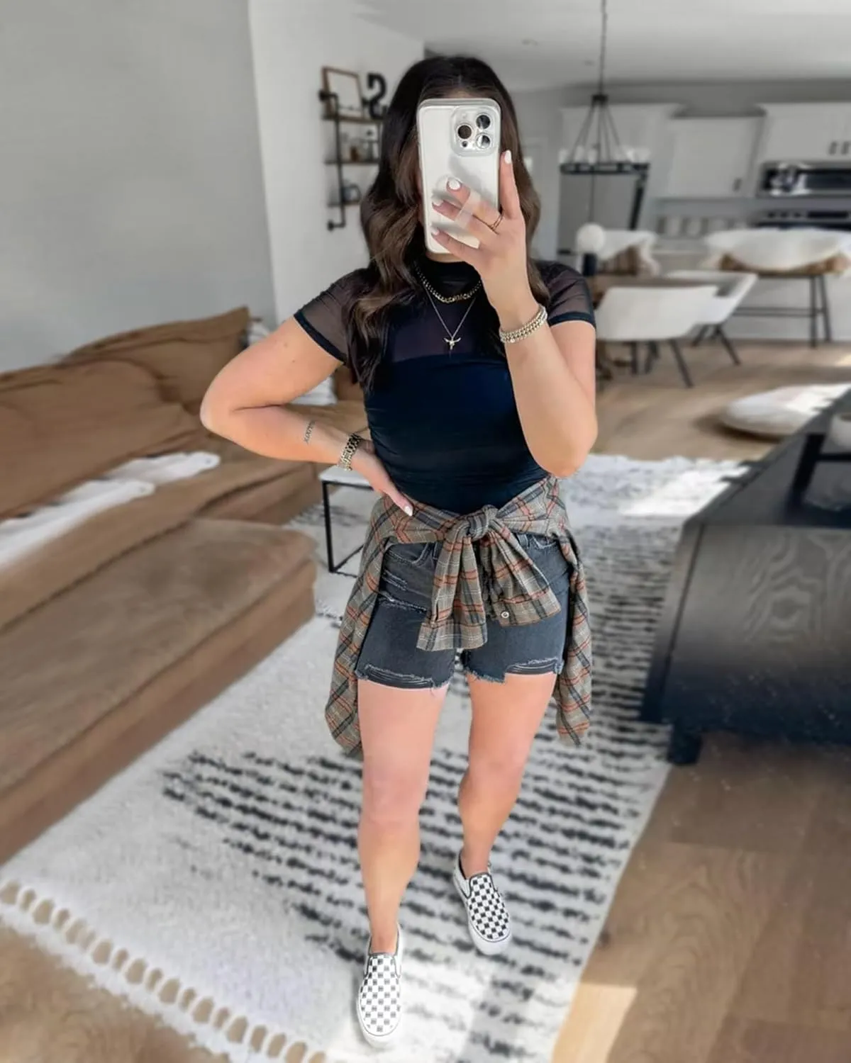 Women's Mesh Sexy Mock TurtleNeck Bodysuits Short Sleeve Shirt Ruched Sheer Body suit Summer Trendy Going Out Tops